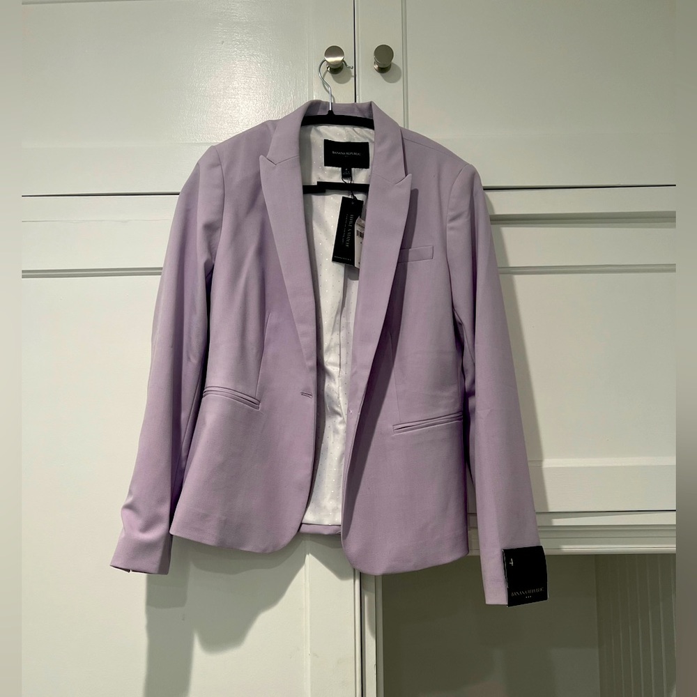 Purple Banana Republic blazer in a size 4.